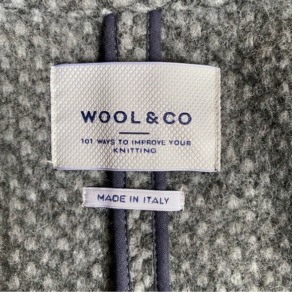 🩶 PLUS TALL WOOL & CO GREY CLASSIC WOOL BLEND WINTER COAT! - Picture 14 of 16